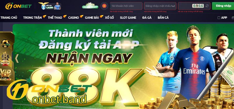 Nhận Ngay 88k Khi Thành Viên Mới Đăng Ký Tải App Onbet