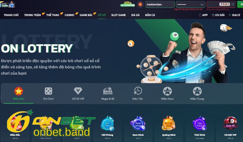 Xổ Số Onbet